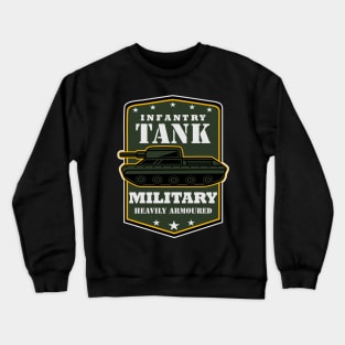 Infantry Tank Cartoon Crewneck Sweatshirt